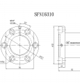 SFNI06310-4滚珠丝杆螺母TBI品牌南京哈宁现货供应