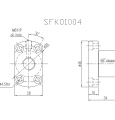 SFK01004滚珠丝杆螺母TBI品牌南京哈宁现货供应