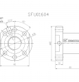 SFU01604-4滚珠丝杆螺母TBI品牌南京哈宁现货供应