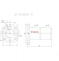 DFU03206-4滚珠丝杆螺母TBI品牌南京哈宁现货供应