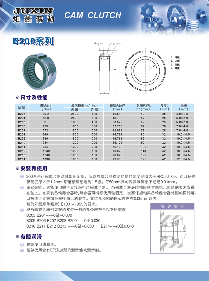 单向轴承b200系列超越离合器样本.jpg