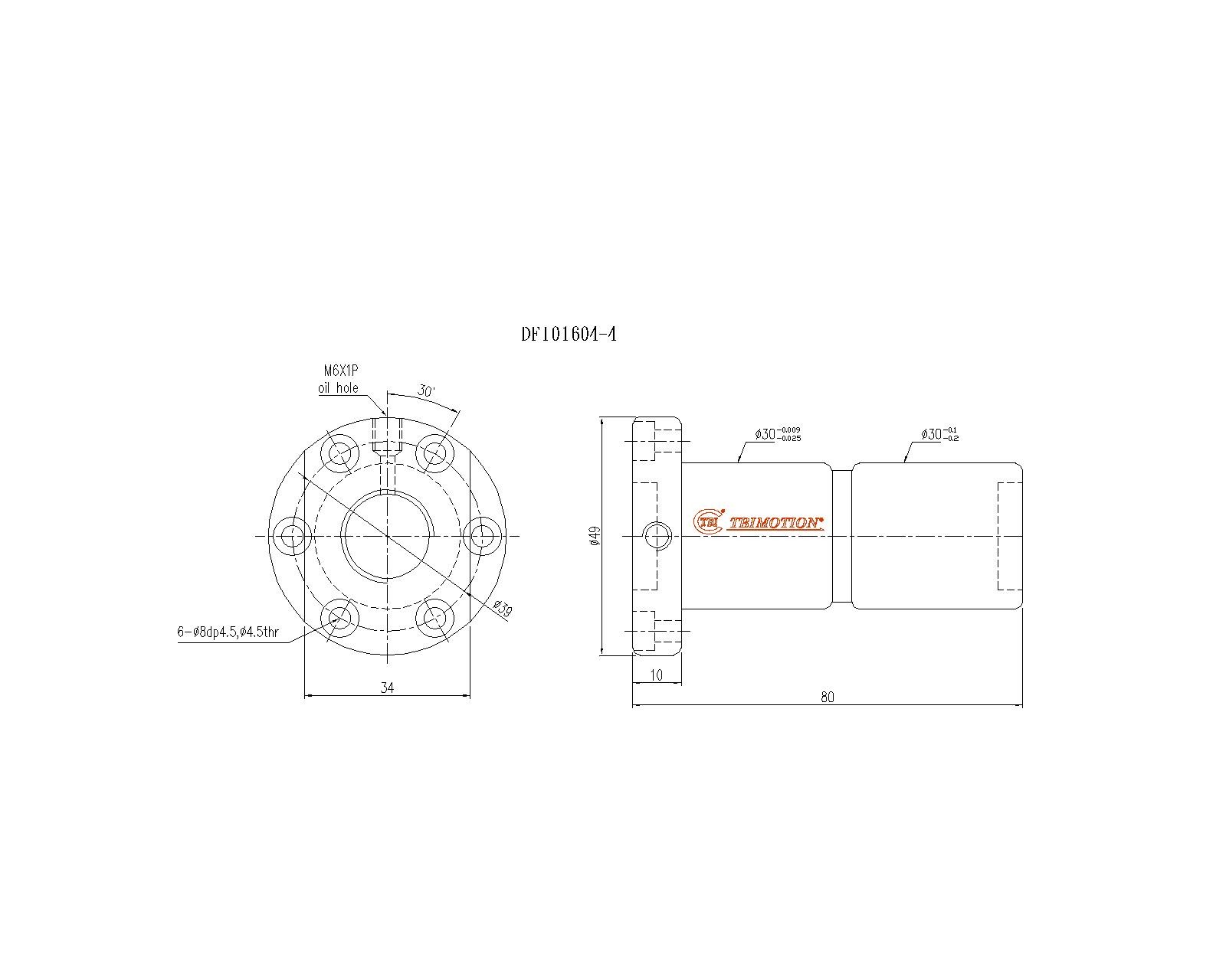 DFI01604-4滚珠丝杆螺母TBI品牌南京哈宁现货供应.jpg