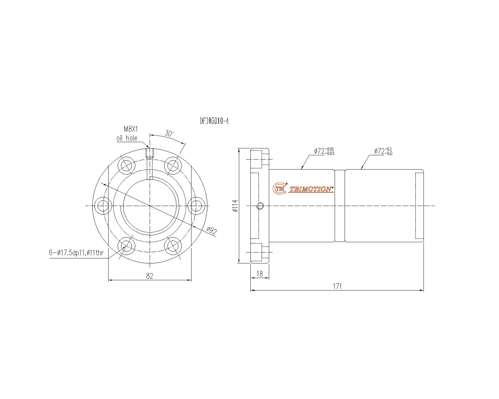 DFI05010-4滚珠丝杆螺母TBI品牌南京哈宁现货供应.jpg