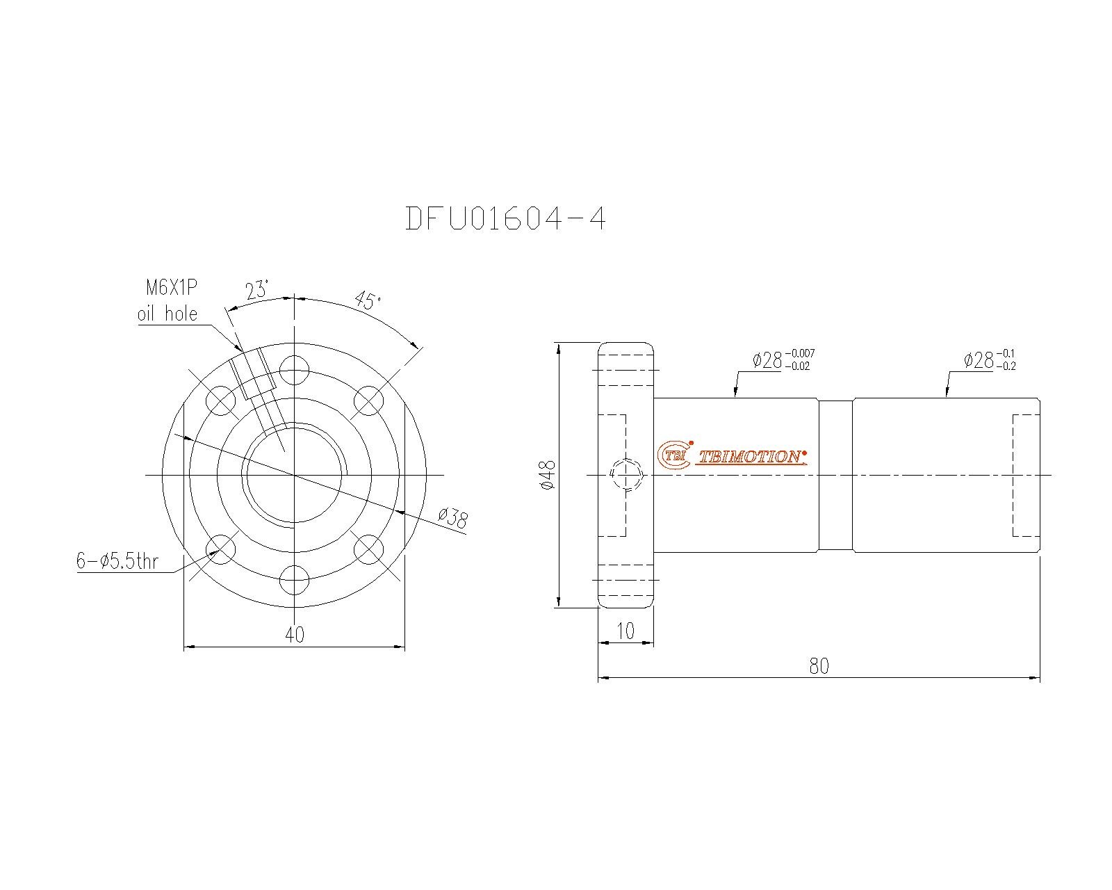 DFU01604-4滚珠丝杆螺母TBI品牌南京哈宁现货供应.jpg