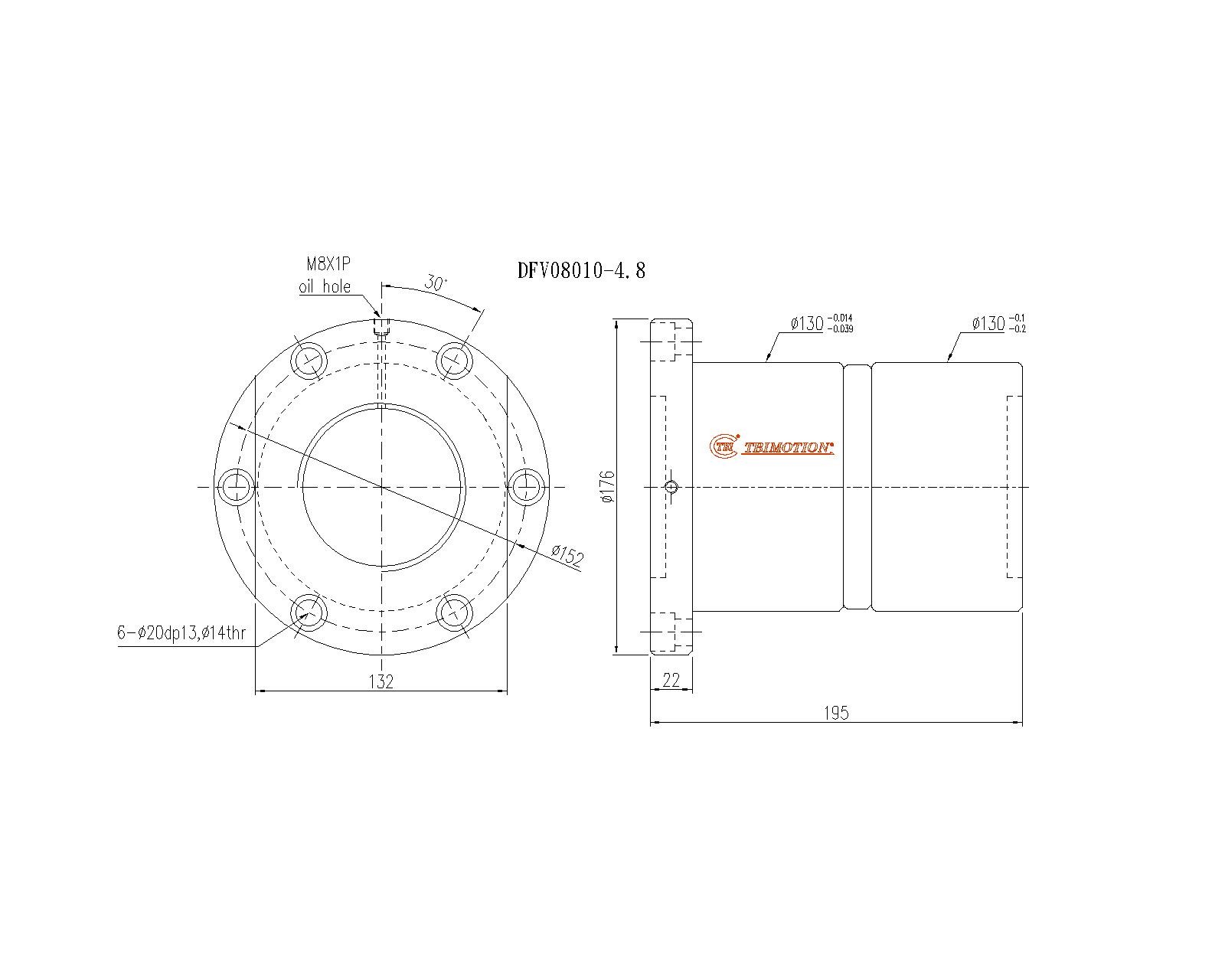 DFV08010-4.8滚珠丝杆螺母TBI品牌南京哈宁现货供应.jpg